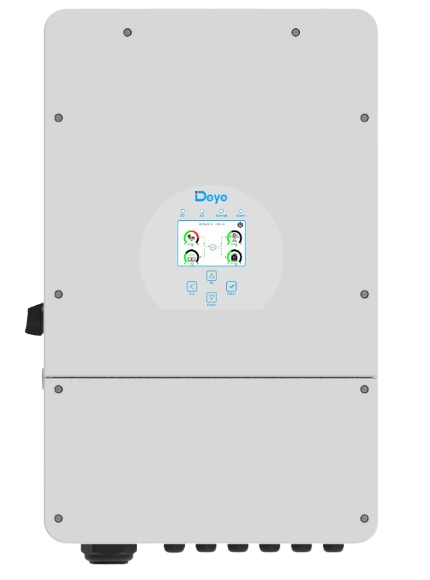 #DEYE -Inverter Ibrido Monofase On-Grid / Off-Grid 10kW e 12kW IP65 Garanzia 10 Anni Display LCD per Impianto Fotovoltaico