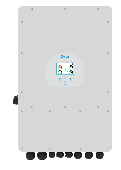 #DEYE -Inverter Ibrido Trifase On-Grid / Off-Grid da 5kW a 12 kW IP65 con Display LCD Certificato CEI 0-21