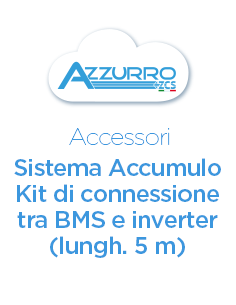 #ZCS - 5 METRI- Kit di connessione tra BMS e Inverter