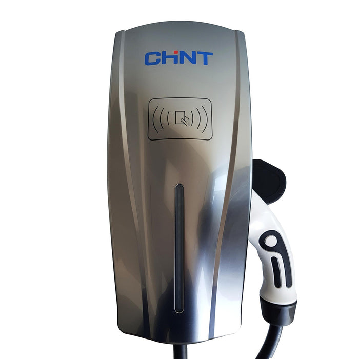 Stazione di ricarica a parete monofase max 7kW Tipo 2 con cavo 6m IP55 Chint Italia®