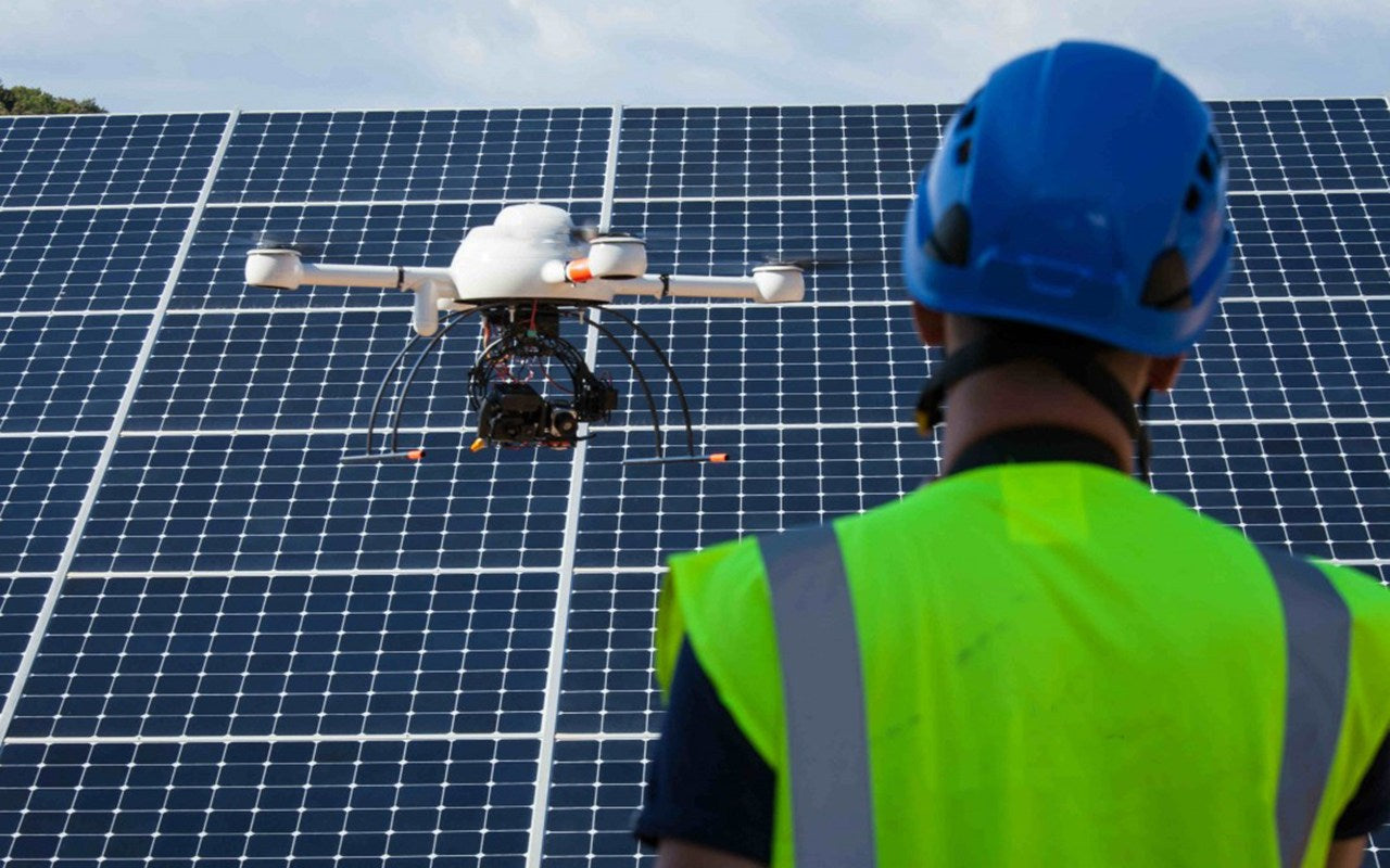 Check Up impianto con Drone