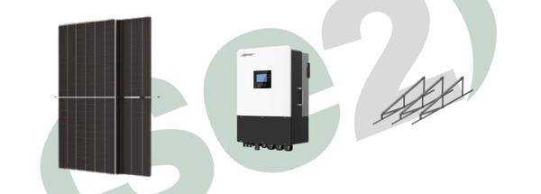 Kit JA Solar 6 kWp Monofase con strutture SE2