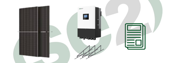 Kit JA Solar 6 kWp Monofase con strutture SE2 e pratiche