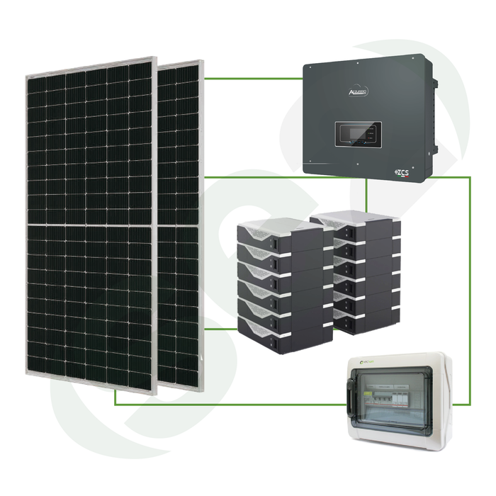 Kit Impianto Fotovoltaico - Moduli Qcell da 3,0 a 20,0 kWp con Accumulo